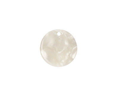 Zola Elements Pearl Acetate Coin Charm 14mm