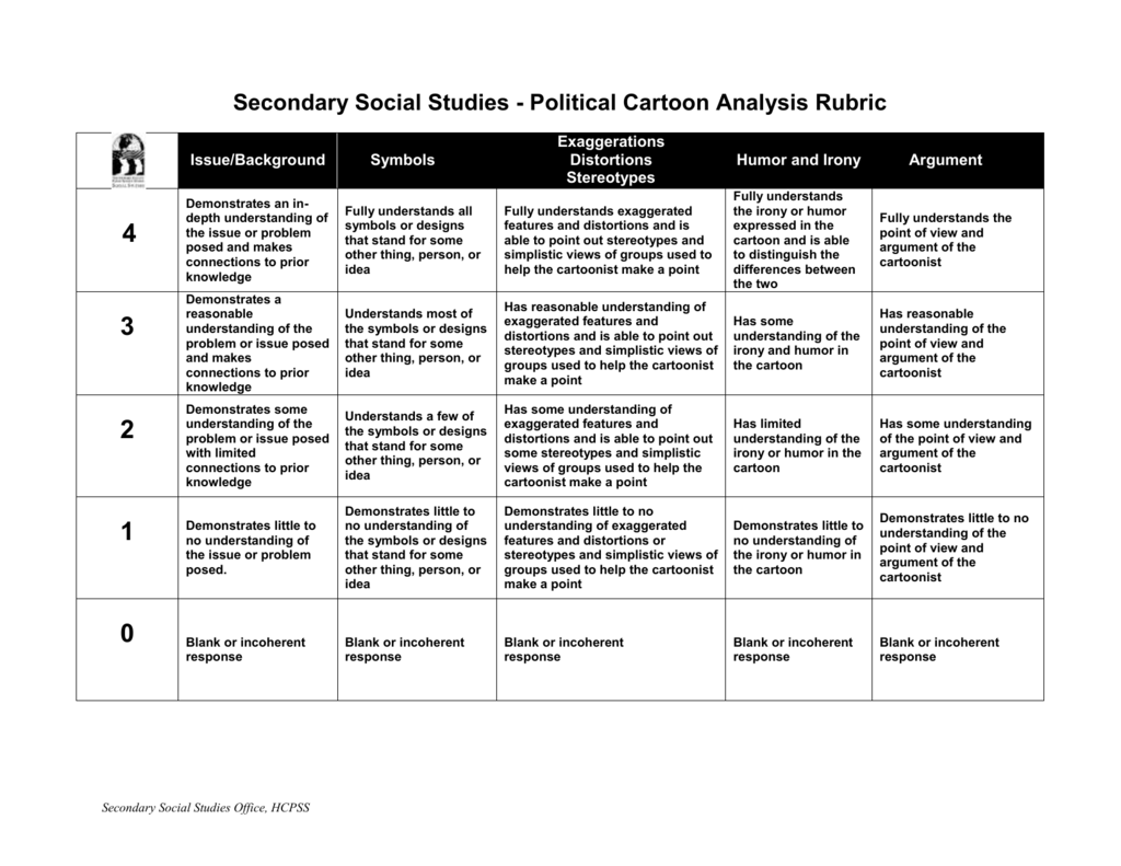 Rubric Cartoon