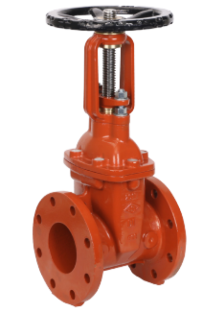 UL/FM AWWA Resilient Wedge NRS Gate Valve, Flanged x MJ w/ Top Plate ...