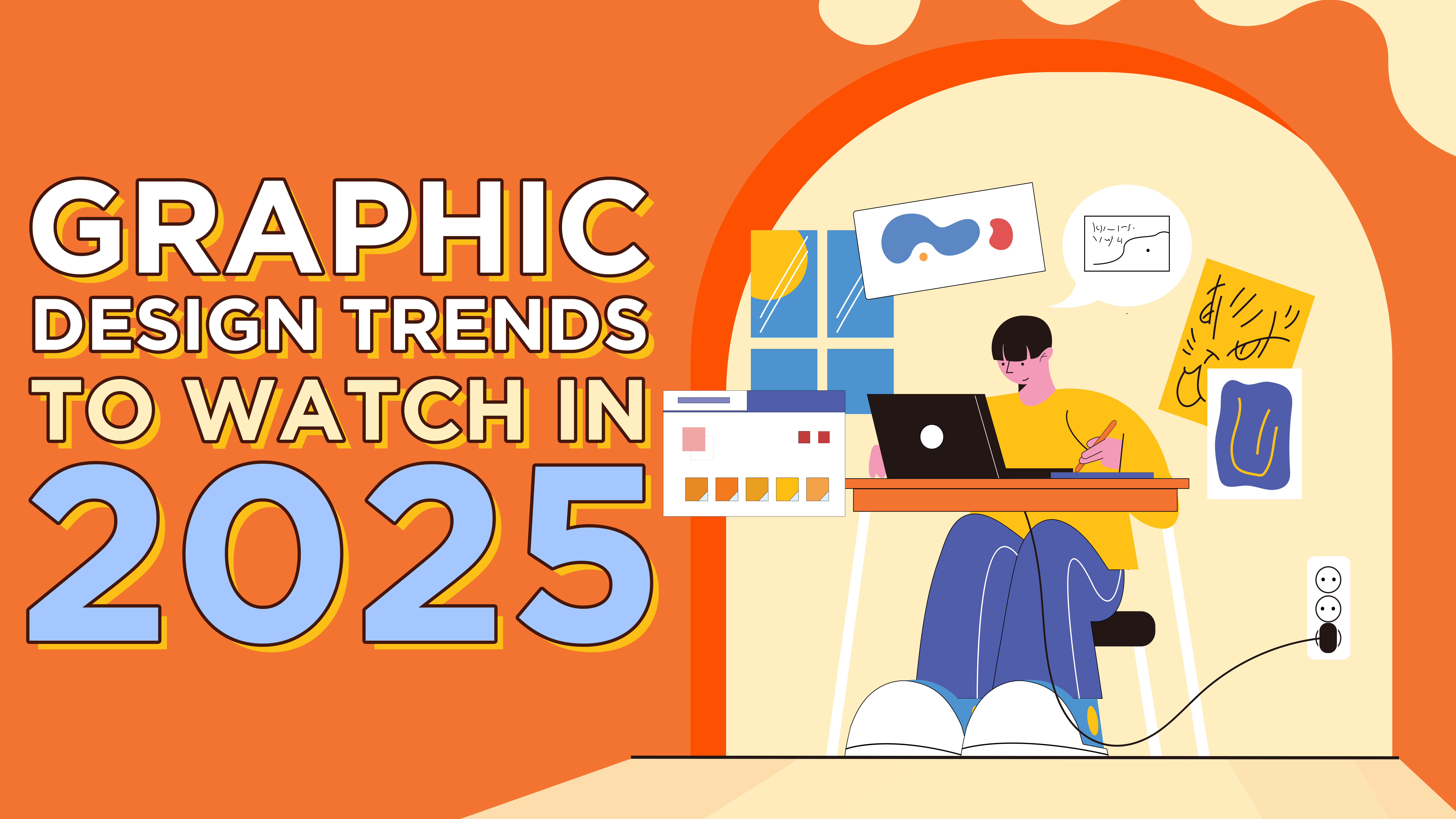 Graphic Design Trends To Watch in 2025 blog thumbnail