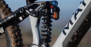 Marin Alpine Trail E2 shock detail.