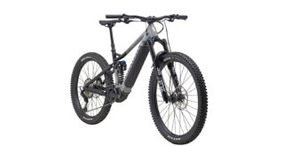 Front 3/4 image of the Marin Alpine Trail E2 mountain bike