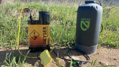 Shower in the Wild: Geyser System vs. NEMO Helio LX Head-to-Head Review