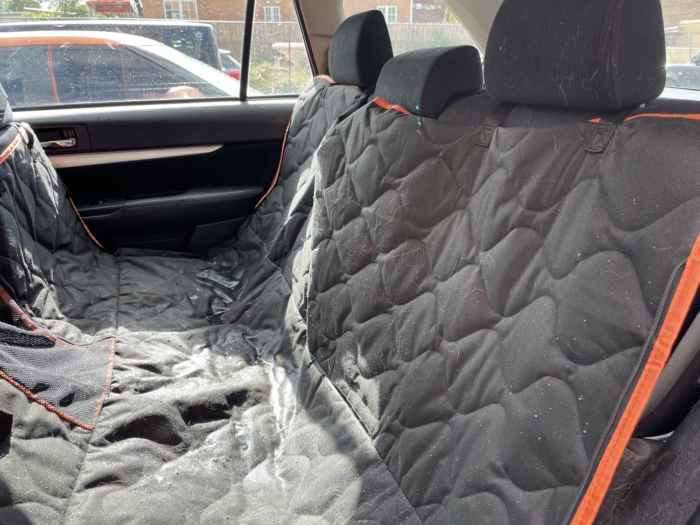 Shodu Waterproof Dog Car Seat Cover for Back Seat