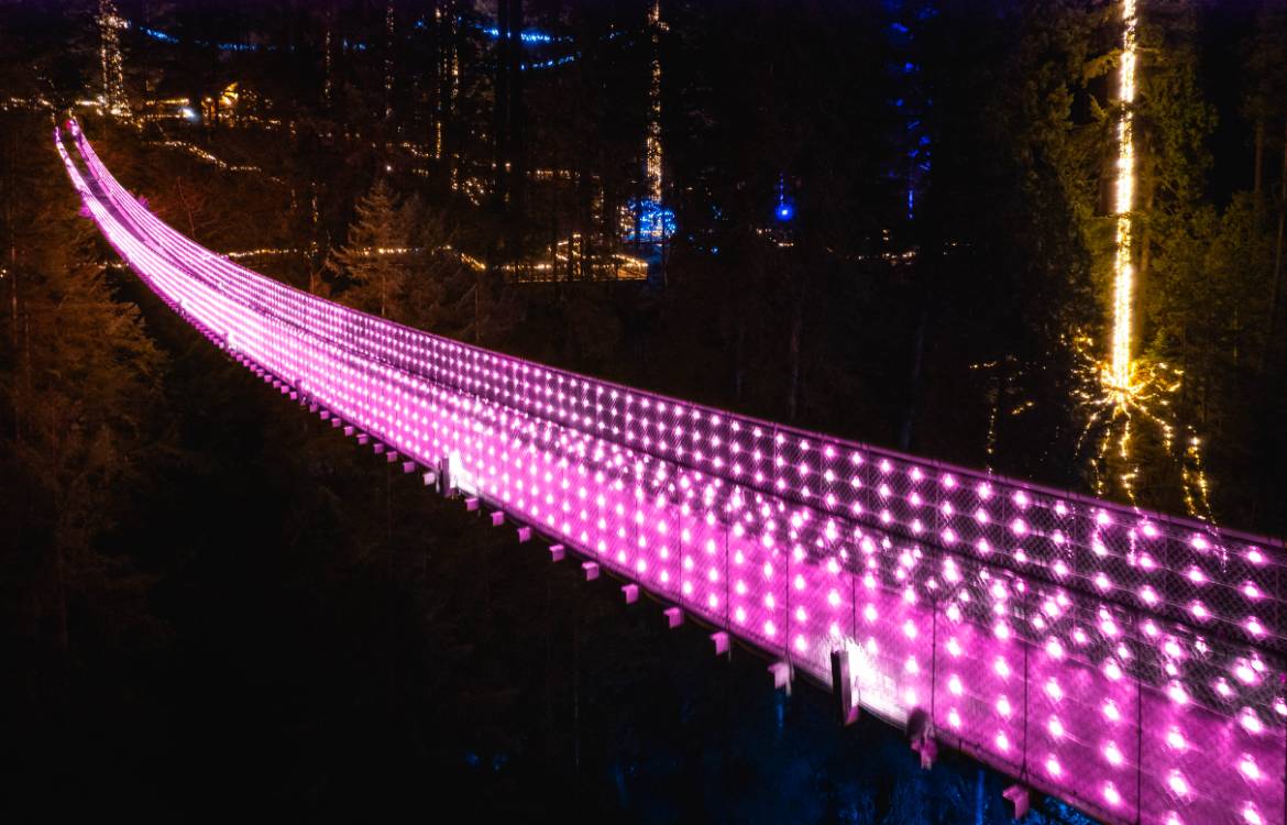 Love Lights at Capilano Suspension Bridge Park