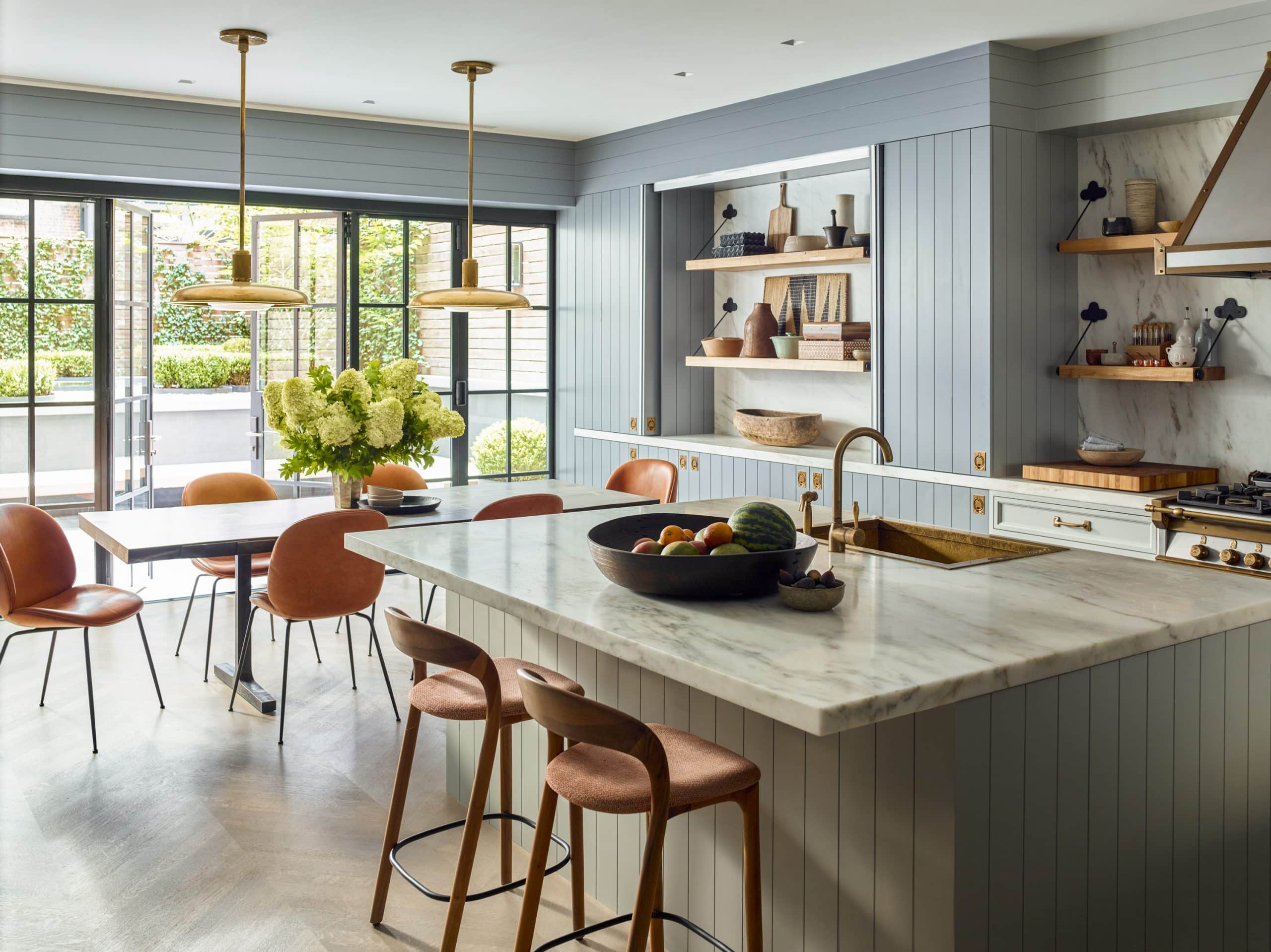 Interior designer Brad Ford West Village townhouse renovation kitchen