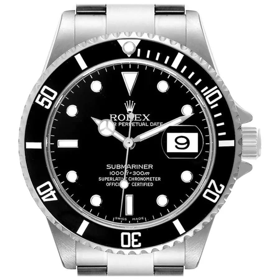 Rolex Submariner ref. 16610 with diving bezel, 2005