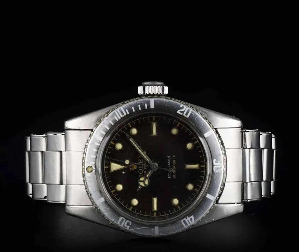 1959 Submariner ref. 6538 with "Ghost" bezel