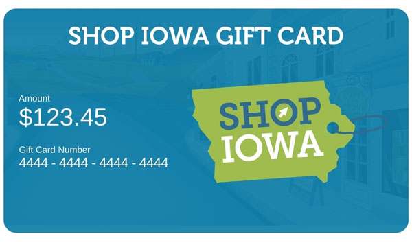 Shop Iowa Gift Card