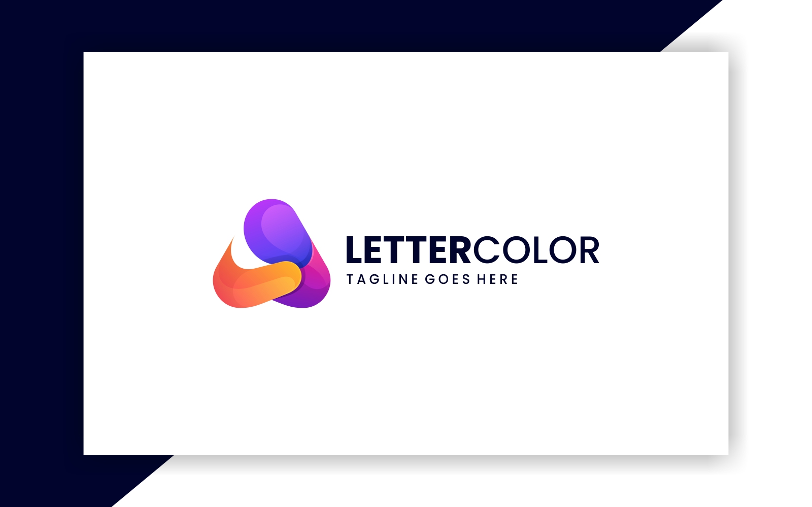 Letter Color Gradient Logo Design