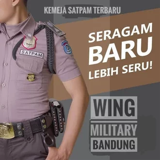 SERAGAM PDH SATPAM 1STEL BAJU DAN CELANA MODEL TERBARU