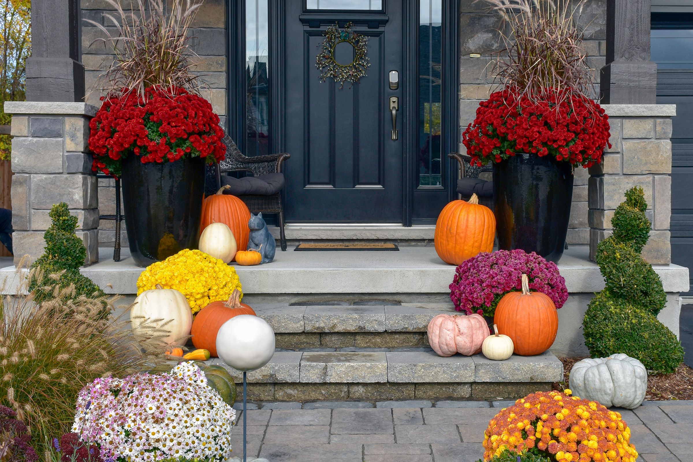 Images Of Front Porches Decorated For Fall | Shelly Lighting