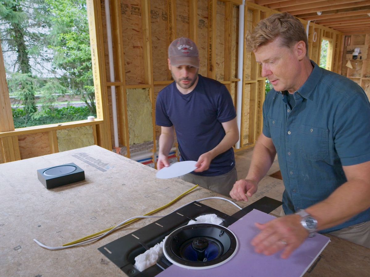 S45 E21: Glen Ridge homeowner Jason installs architectural speakers with Kevin O’Connor