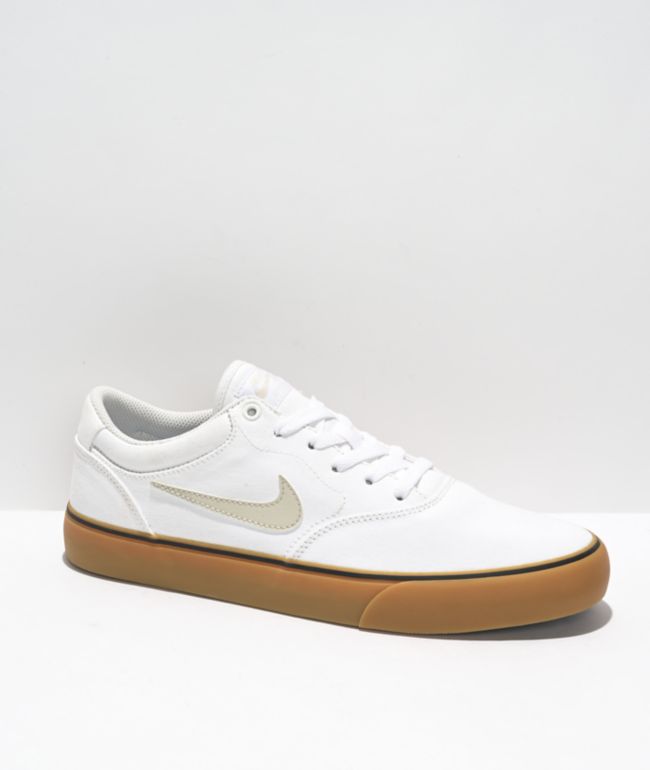 Nike Sb Chron 2 Bone & Black Skate Shoes