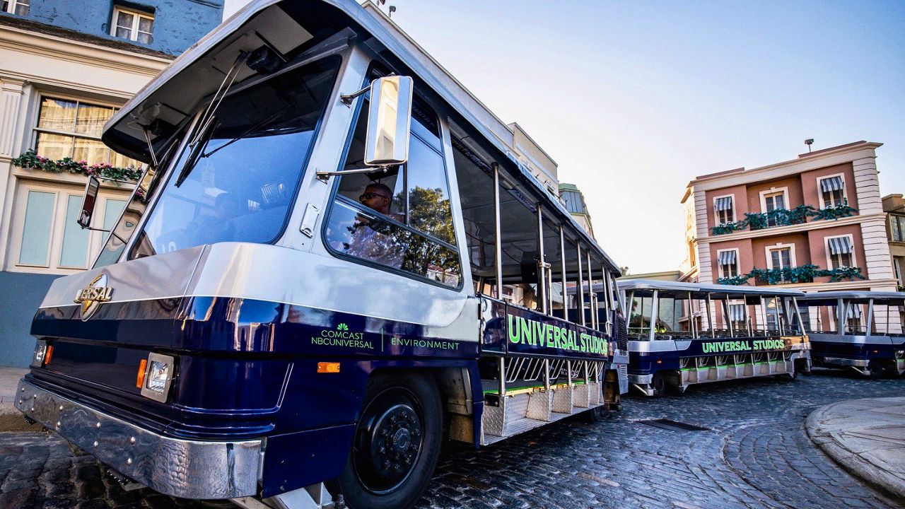 Universal Studios Hollywood Studios Tour tram vehicles (Courtesy USH)