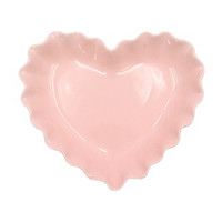 Valentine's Day Ruffle Heart Plate