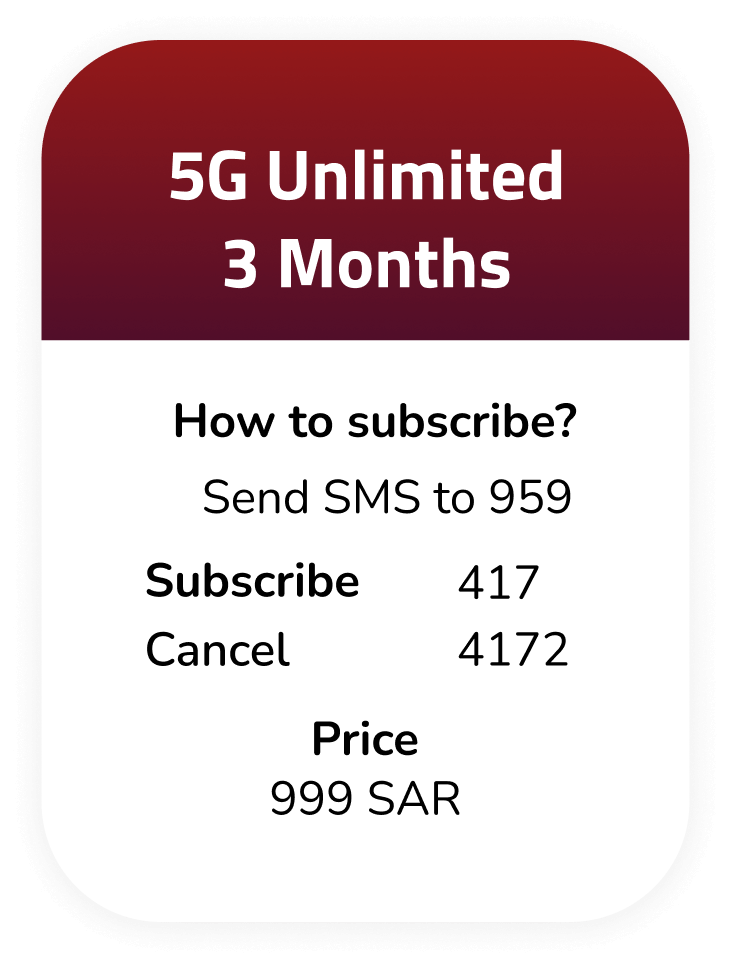 unlimited data 3months