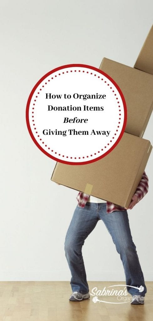 How to Organize Donation Items Before Giving Them Away