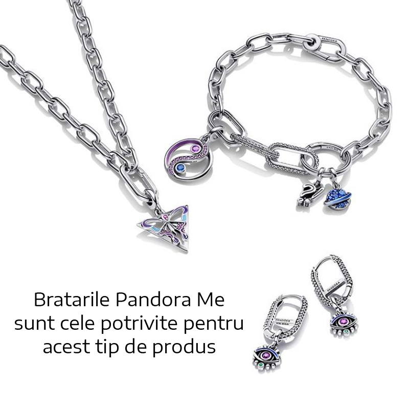 Medalion Elemente Pandora ME Placare Aur Galben 14K CZ PANDORA