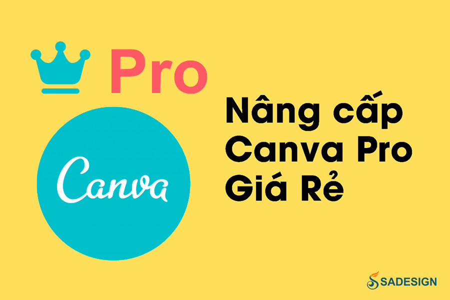 Nâng cấp Canva Pro giá rẻ