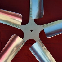 Brand New Set of 5 35" WindGrabber Aluminum Wind Turbine Blades