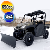 650cc 4x4 UTV Utility Vehicle w/ Disc Brakes - Comrade 650