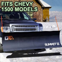 Chevy 1500 Snow Plow - Brand New 88" x 26" DK2 SUMMIT II Electric Snow Plow