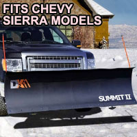 Chevy Sierra Snow Plow - Brand New 88" x 26" DK2 SUMMIT II Electric Snow Plow