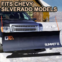 Chevy Silverado Snow Plow - Brand New 88" x 26" DK2 SUMMIT II Electric Snow Plow