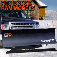 Dodge Ram Snow Plow - Brand New 88" x 26" DK2 SUMMIT II Electric Snow Plow