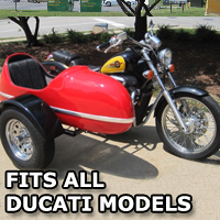 RocketTeer Side Car Motorcycle Sidecar Kit - All Ducati Models