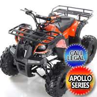 Focus 8 125cc Fully Automatic w/Reverse Sport ATV Four Wheeler - Focus 8