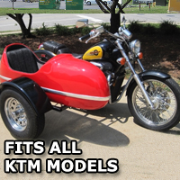 RocketTeer Side Car Motorcycle Sidecar Kit - All KTM Models