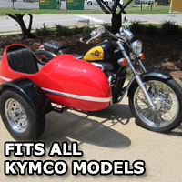 RocketTeer Side Car Motorcycle Sidecar Kit - All Kymco Models