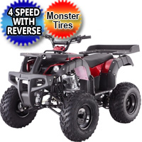 250cc Rhino 250 Atv Four Wheeler Quad Full Size Big 23" 22" Tires