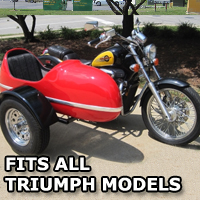 RocketTeer Side Car Motorcycle Sidecar Kit - All Triumph Models