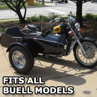 Classical RocketTeer Side Car Motorcycle Sidecar Kit - Buell Models