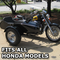 Classical RocketTeer Side Car Motorcycle Sidecar Kit - Honda Models