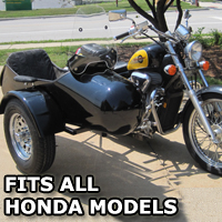 Standard RocketTeer Side Car Motorcycle Sidecar Kit - Honda Models