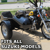 Standard RocketTeer Side Car Motorcycle Sidecar Kit - Suzuki Models