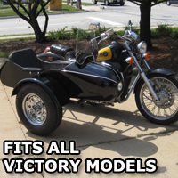 Classical RocketTeer Side Car Motorcycle Sidecar Kit - Victory Models