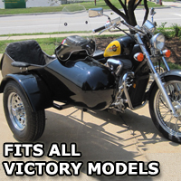 Standard RocketTeer Side Car Motorcycle Sidecar Kit - Victory Models