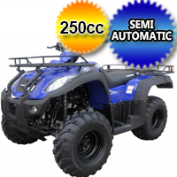 250cc Canyon Atv Four Wheeler - Semi Automatic With Reverse Full Size