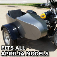 Aprilia RocketTeer Old School Biker Side Car Motorcycle Sidecar Kit