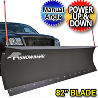 82" SnowBear Snow Plow Electric Snow Plow With Manual Angle - Model 324-080