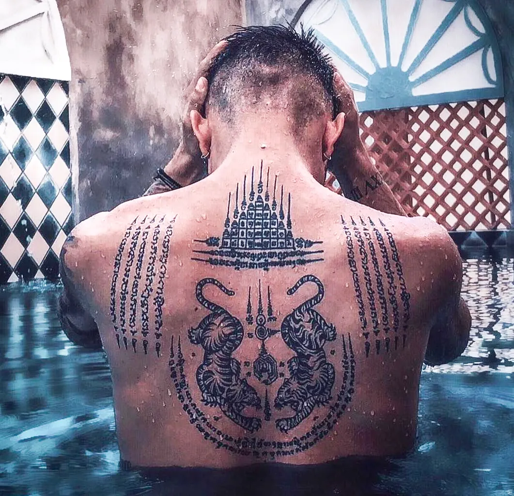 Full Back Sak Yant Tattoo