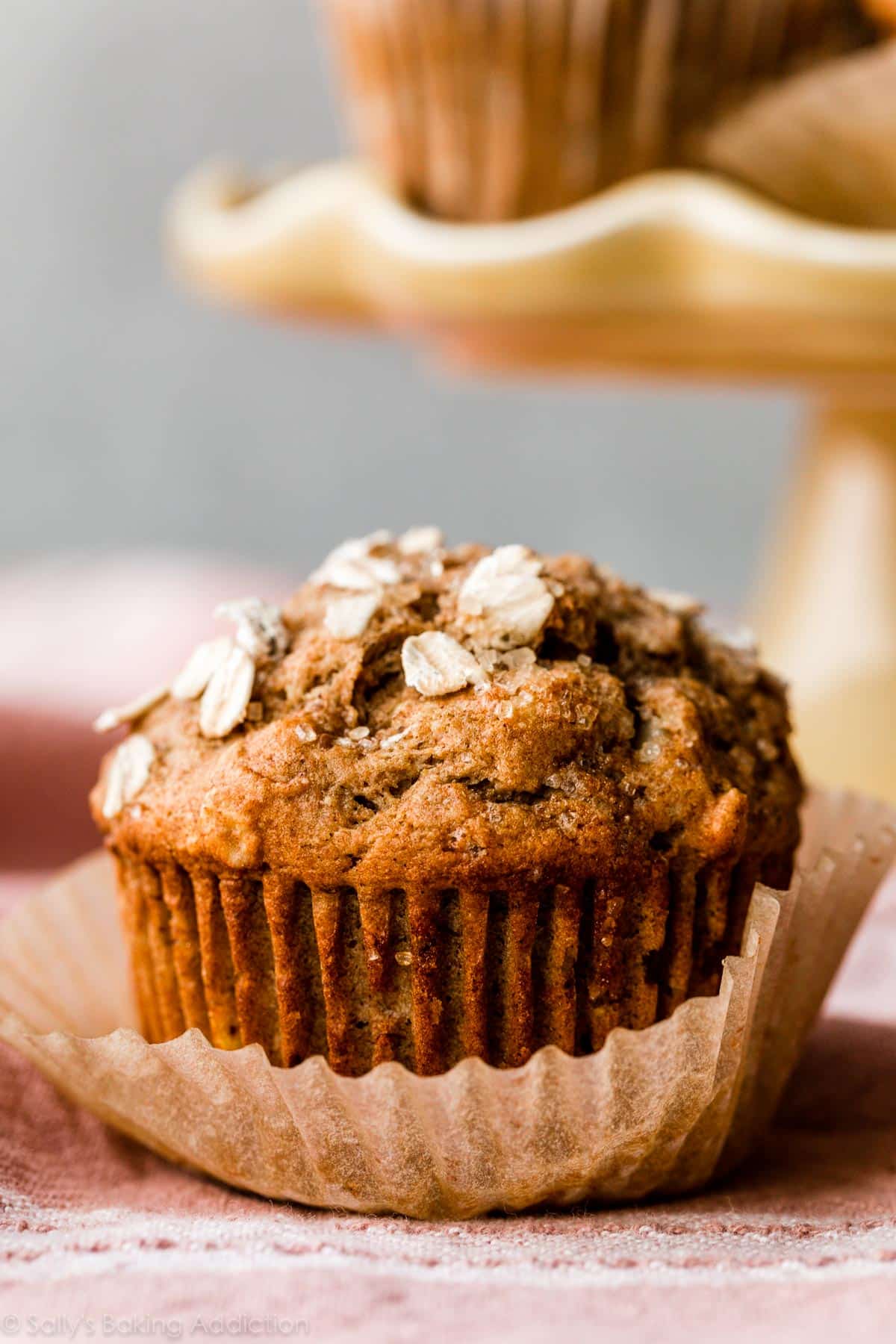 whole wheat healthy banana muffins