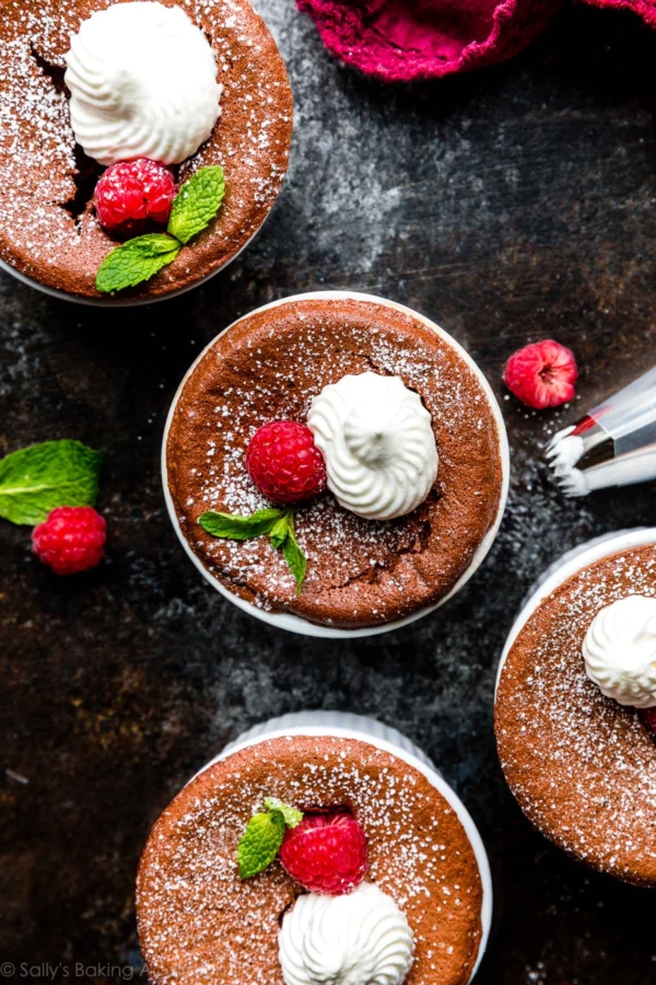 chocolate souffles