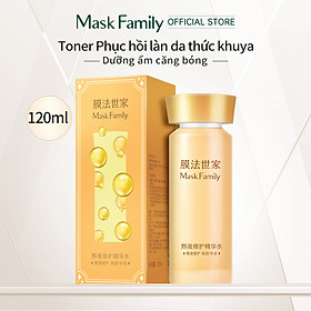 MASK FAMILY Astaxanthin Nước cân bằng Làm sáng da, Phục hồi làn da thức khuya Dưỡng ẩm căng bóng Toner 120ml