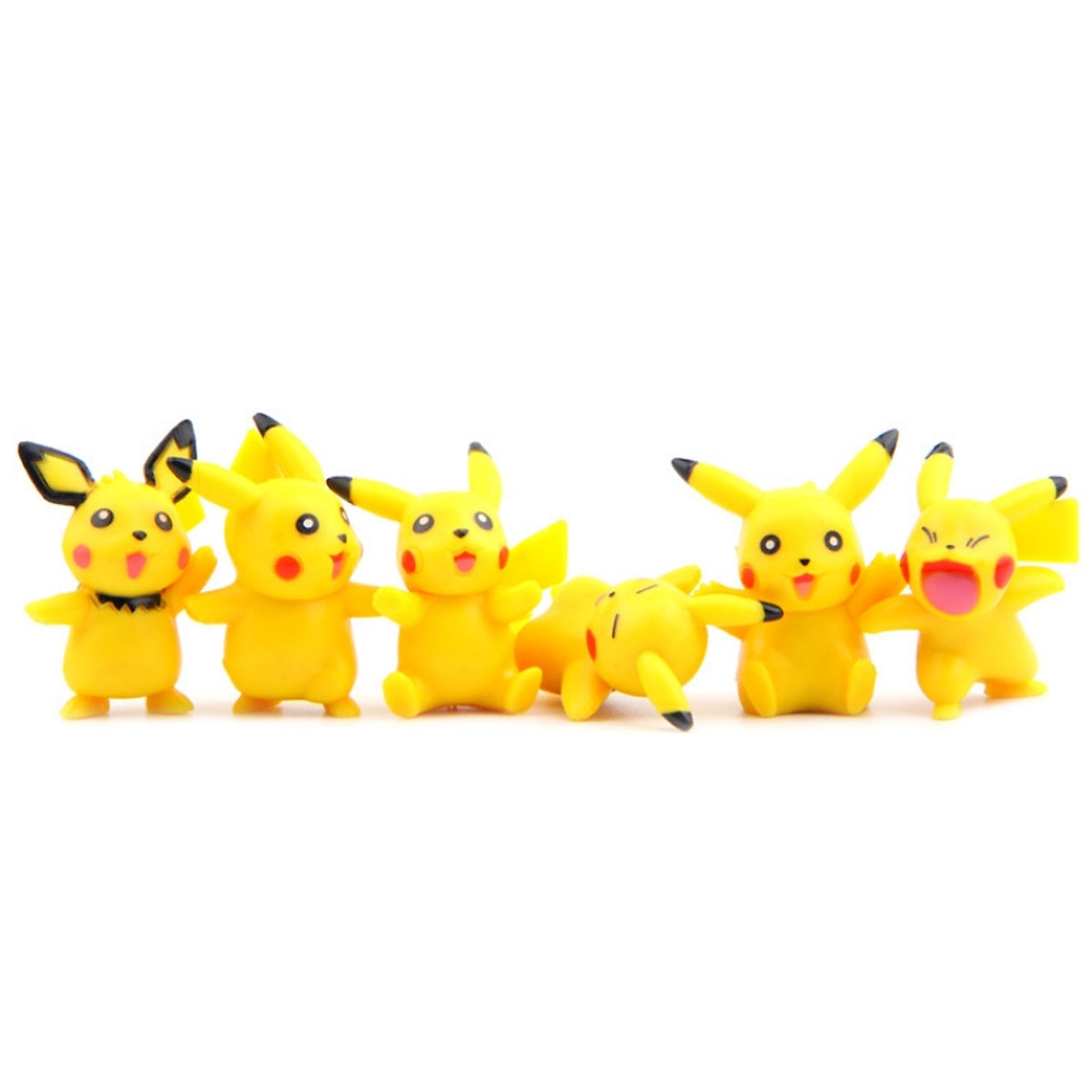 Sét 18 mô hình đồ chơi pikachu dễ thương - Mô hình trang trí